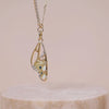Butterfly Tennis Opal & Gold Necklace