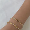 Link Topaz 14K Gold Vermeil Bracelet