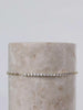 Pave 14K Gold Vermeil Bezel Tennis Chain Bracelet