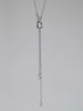 Lariat Silver Necklace | Wanderlust + Co