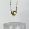 Alaia Bubble Heart Gold Locket Necklace