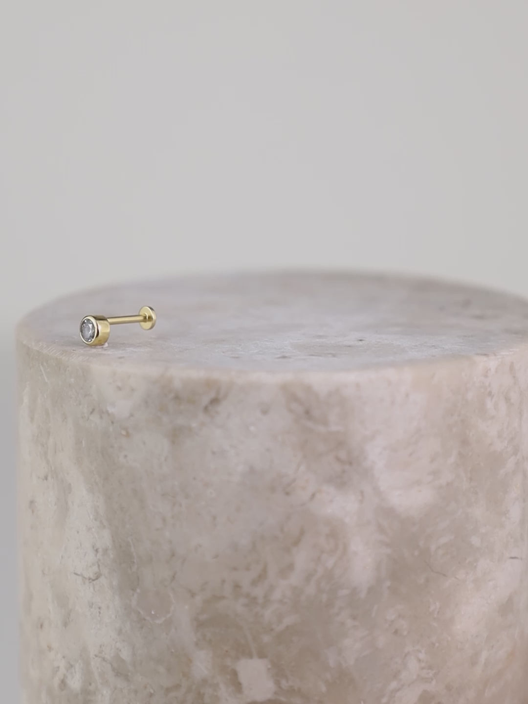 Brilliant Bezel Gold Flat Back | Wanderlust + Co