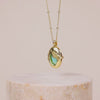 Healing Amazonite Gold Locket Necklace