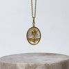 Bee Mother Of Pearl 14K Gold Vermeil Pendant