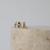 Bow Tie Pasta Gold Stud Earrings