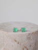 Emerald Quartz 14K Solid Gold Stud Earrings | Wanderlust + Co