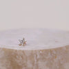 Star Diamante 14K Solid Gold Front Earring Stud