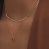 Engravable Heart Gold Necklace