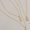 Alphabet Bubble Gold Necklace