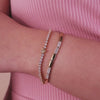 Pave 14K Gold Vermeil Baguette Tennis Bracelet