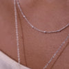 Engravable Oval Silver Necklace