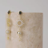 Sunlit Charms Gold Earrings | Wanderlust + Co