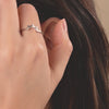 Baguette Gold Baby Huggie Earrings