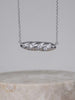 Baguette Pave Silver Necklace | Wanderlust + Co
