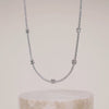 Pave 925 Sterling Silver Petite Tennis Necklace | Wanderlust + Co
