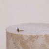 Heart 14K Solid Gold Flat Back Earring Post