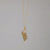 A Letter From Lion City Gold Necklace