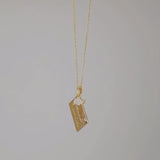 A Letter From Lion City Gold Necklace | Wanderlust + Co