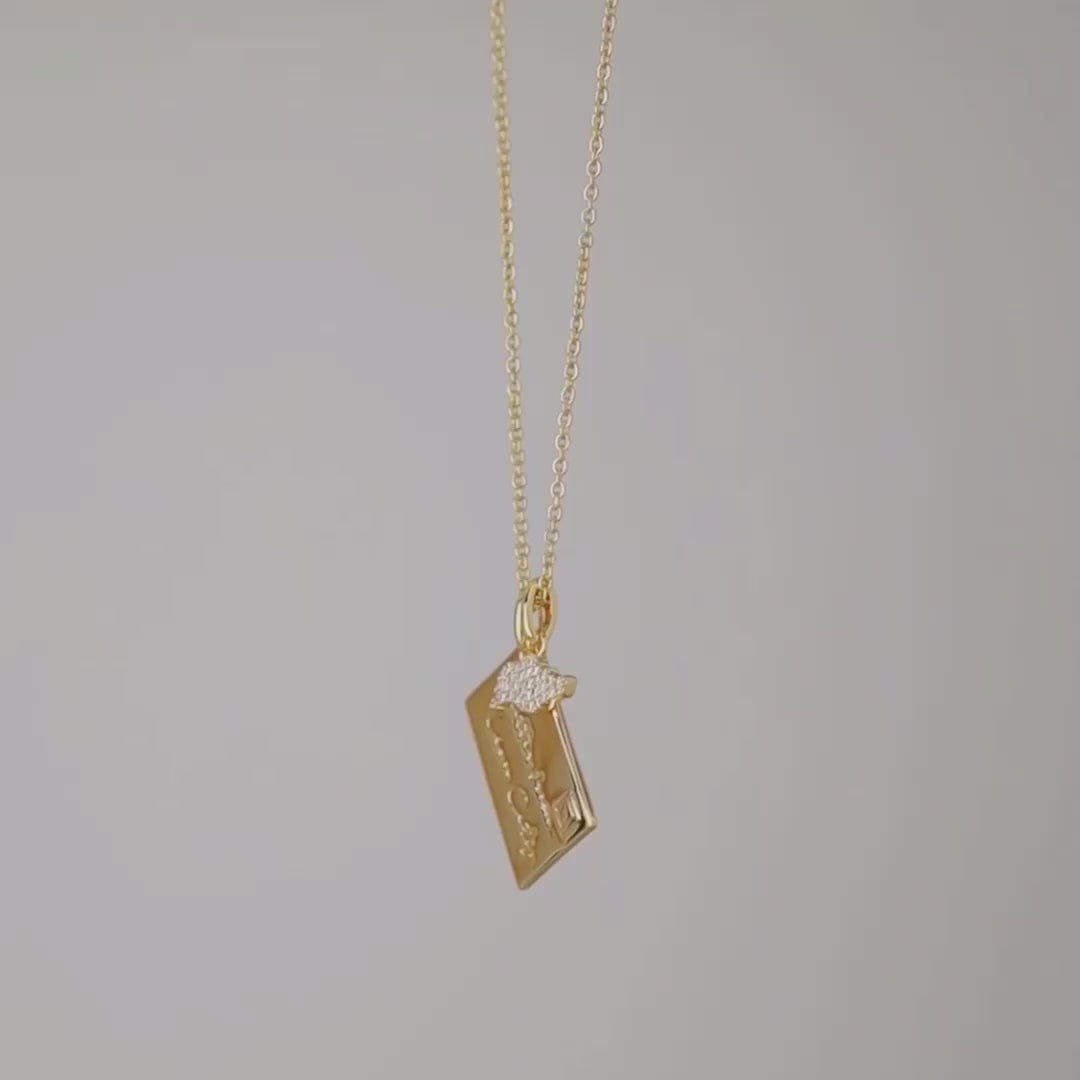 A Letter From Lion City Gold Necklace | Wanderlust + Co