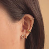 Sunseeker Baguette Gold Earrings