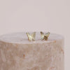 Butterfly Gold Stud Earrings | Wanderlust + Co