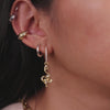 Charmed Snake Gold Earrings