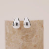 Teardrop Classic Silver 20mm Stud Earrings | Wanderlust + Co