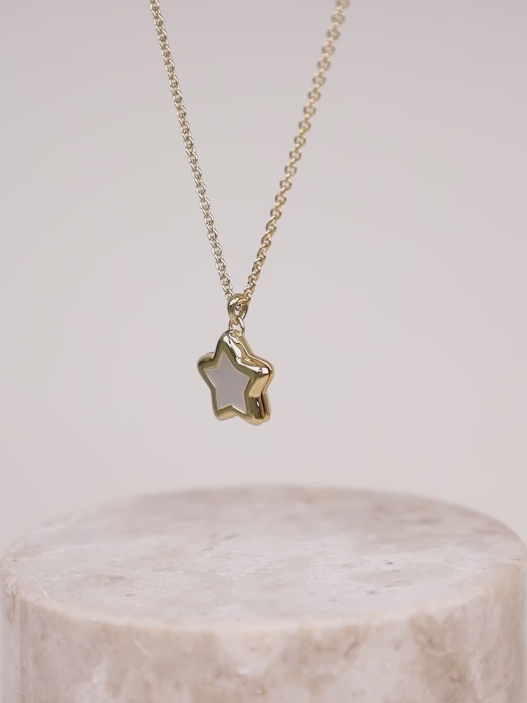 Star Pearl & Gold Locket Necklace | Wanderlust + Co