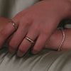 Dome Pave 14K Gold Vermeil Ring