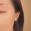 Classic Gold 17mm Hoop Earrings
