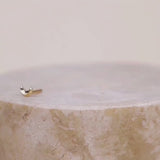 Crescent 14K Solid Gold Flat Back Earring Post | Wanderlust + Co