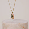 Mermaid Aventurine Gold Necklace