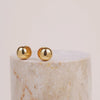 Dome Gold 11mm Earrings