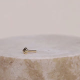 Cloud 14K Solid Gold Flat Back Earring Post | Wanderlust + Co