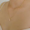 14K Gold Vermeil Box Chain Necklace