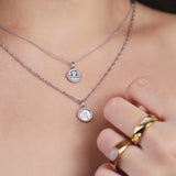 Zodiac Mother of Pearl 925 Sterling Silver Pendant | Wanderlust + Co