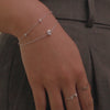 Brilliant Bezel 925 Sterling Silver Bracelet