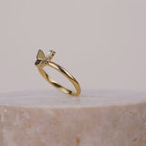 Butterfly Opal Gold Ring | Wanderlust + Co
