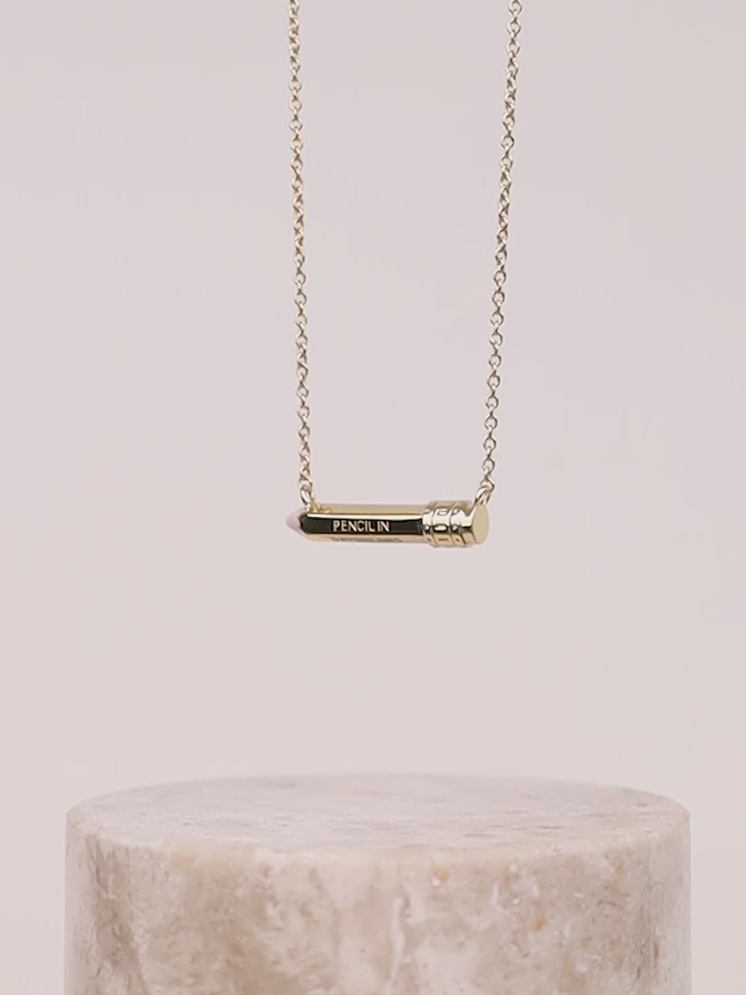 Color Pencil Gold Necklace | Wanderlust + Co