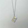 Cassette Silver Necklace