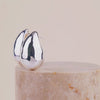 Teardrop Classic Silver 30mm Stud Earrings | Wanderlust + Co
