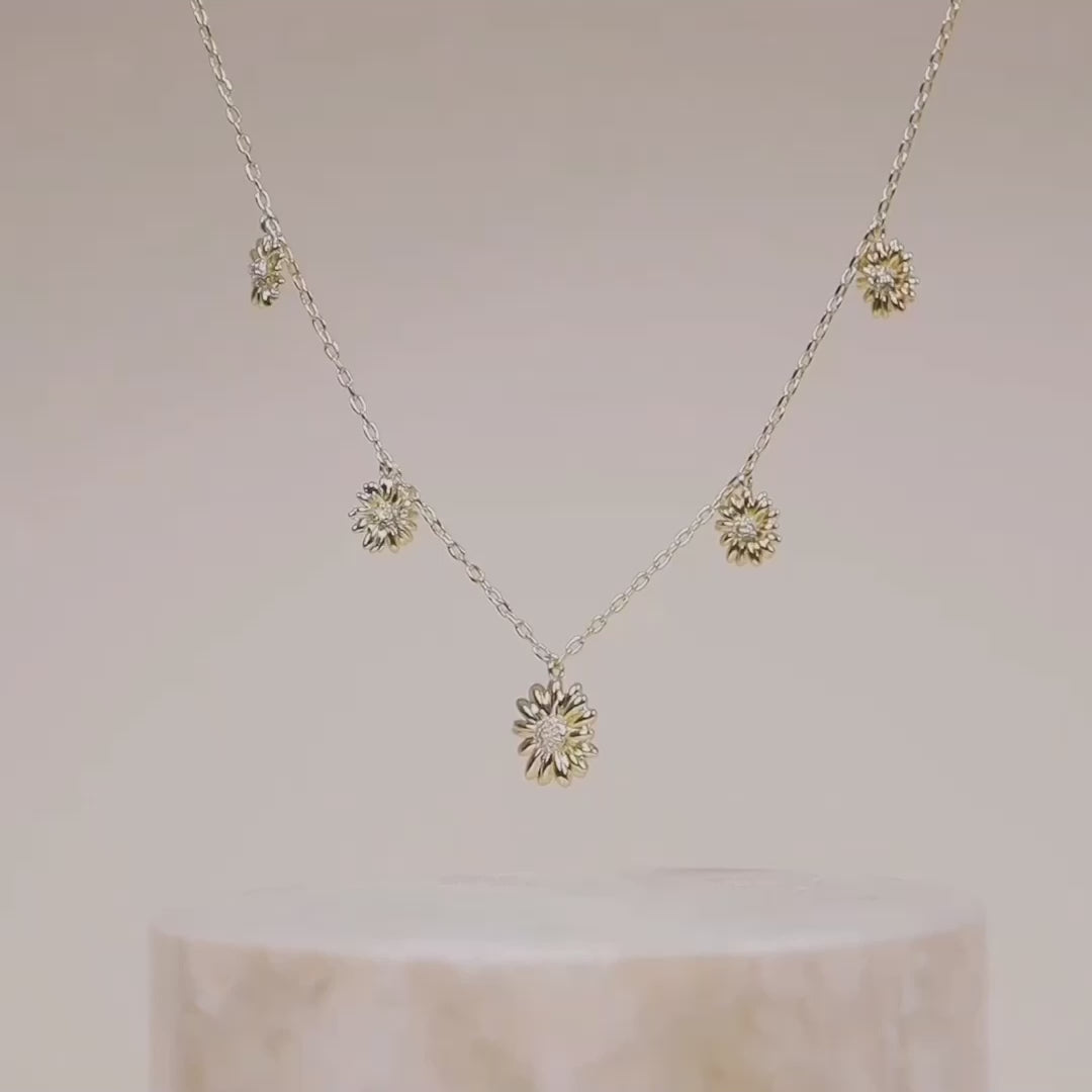 Daisy Multi Gold Necklace | Wanderlust + Co