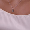 Edie Snake Chain Silver Necklace