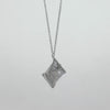 Bag of Chips Silver Necklace
