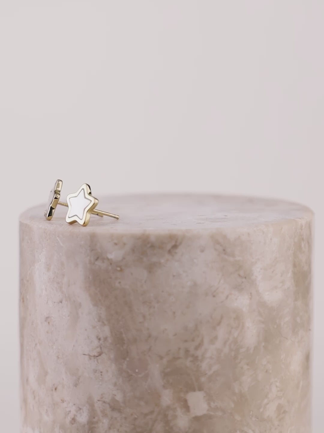 Star Pearl & Gold Stud Earrings | Wanderlust + Co