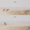 Heart Gold Stud Earrings