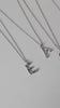 Alphabet Bubble Silver Necklace