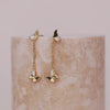 Butterfly Opal Gold Earrings