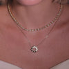 Pave 18K Gold Vermeil Canary Baguette Tennis Necklace