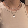 Heart Silver Locket Necklace | Wanderlust + Co